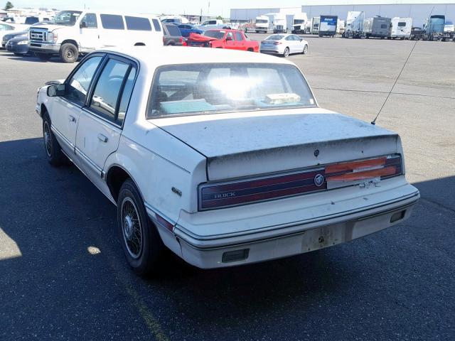 1G4NC54D5LM004416 - 1990 BUICK SKYLARK CU WHITE photo 3