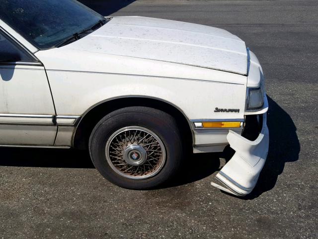 1G4NC54D5LM004416 - 1990 BUICK SKYLARK CU WHITE photo 9