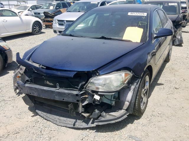 1G1ZC5EB5AF253358 - 2010 CHEVROLET MALIBU 1LT 蓝色 照片 2