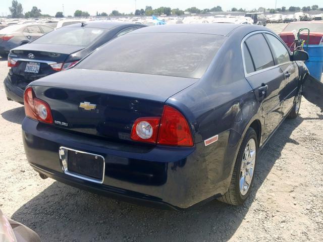 1G1ZC5EB5AF253358 - 2010 CHEVROLET MALIBU 1LT 蓝色 照片 4
