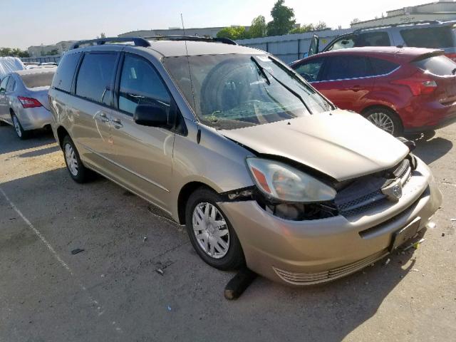 5TDZA23C85S229973 - 2005 TOYOTA SIENNA CE GOLD photo 1