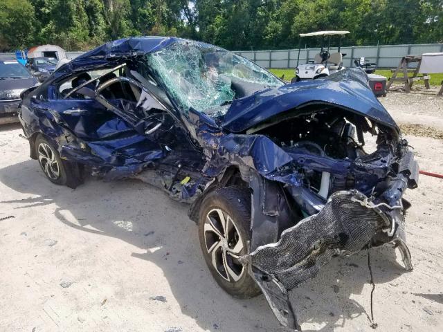 1HGCR2F36HA252536 - 2017 HONDA ACCORD LX BLUE photo 1