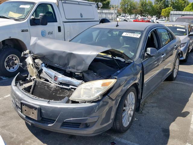 1G8ZV57757F132200 - 2007 SATURN AURA XR GRAY photo 2