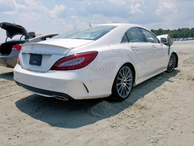 WDDLJ7DB4HA197166 - 2017 MERCEDES-BENZ CLS 550 WHITE photo 4