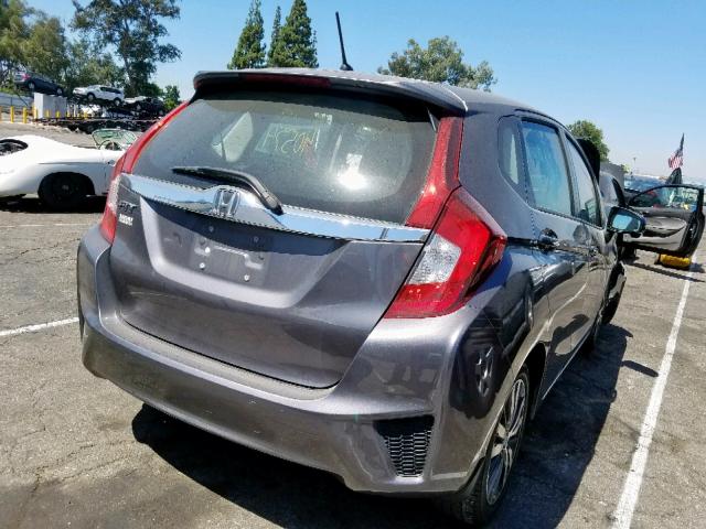 3HGGK5H86FM718434 - 2015 HONDA FIT EX CHARCOAL photo 4