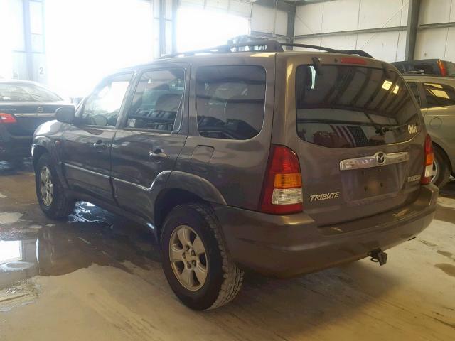 4F2CZ061X3KM53862 - 2003 MAZDA TRIBUTE ES გრაფიტი ფოტო 3