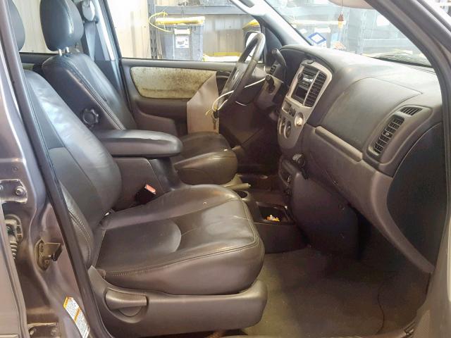 4F2CZ061X3KM53862 - 2003 MAZDA TRIBUTE ES გრაფიტი ფოტო 5