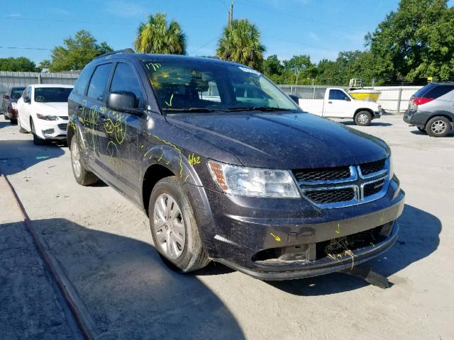 3C4PDCAB2JT242684 - 2018 DODGE JOURNEY SE GRAY photo 1