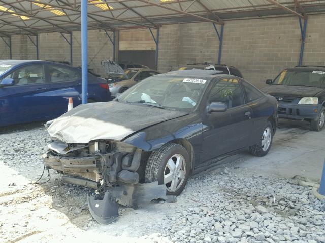 1G1JF12F157123615 - 2005 CHEVROLET CAVALIER L BLACK photo 2