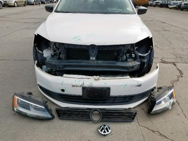 3VW1K7AJ8DM262377 - 2013 VOLKSWAGEN JETTA BASE WHITE photo 9