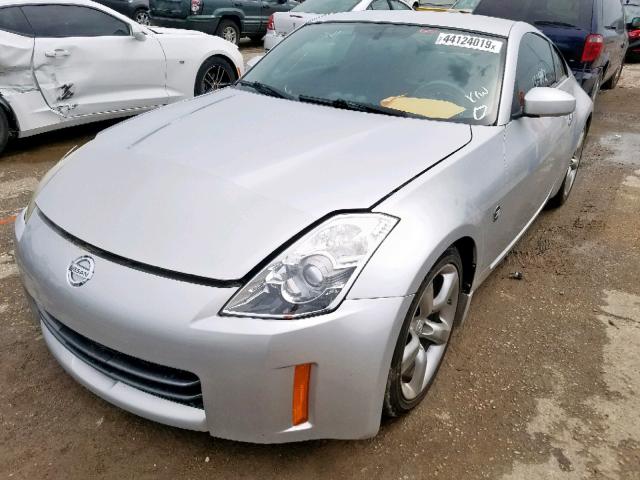 JN1BZ34D58M705476 - 2008 NISSAN 350Z COUPE SILVER photo 2