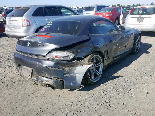 WBALM1C51FE634408 - 2015 BMW Z4 SDRIVE3 GRAY photo 4