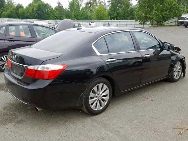 1HGCR2F83EA056156 - 2014 HONDA ACCORD EXL BLACK photo 4