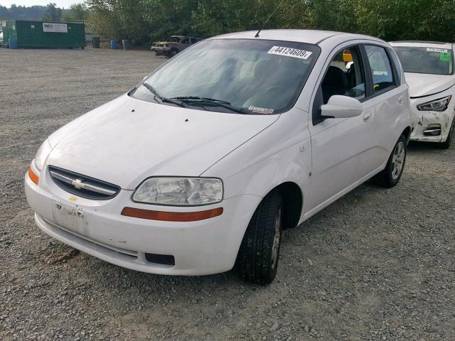 KL1TD666X8B264026 - 2008 CHEVROLET AVEO BASE Ақ фото 2