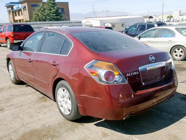 1N4AL2AP3CN459037 - 2012 NISSAN ALTIMA BAS BURGUNDY photo 3