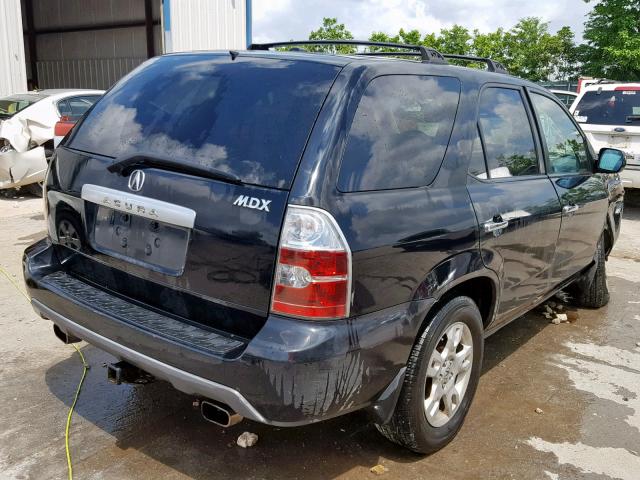 2HNYD18675H509683 - 2005 ACURA MDX TOURIN BLACK photo 4