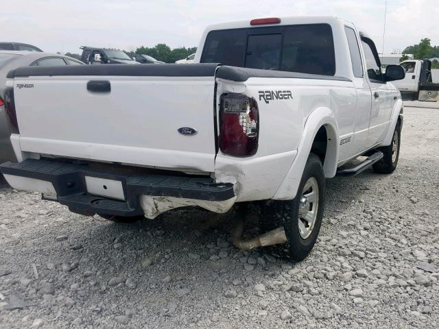 1FTYR14UX5PA94222 - 2005 FORD RANGER SUP WHITE photo 4