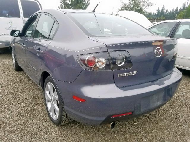 JM1BK32G591247648 - 2009 MAZDA 3 I GRAY photo 3