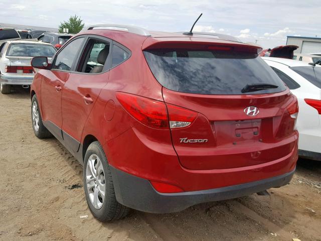 KM8JU3AG6FU092590 - 2015 HYUNDAI TUCSON LIM RED photo 3