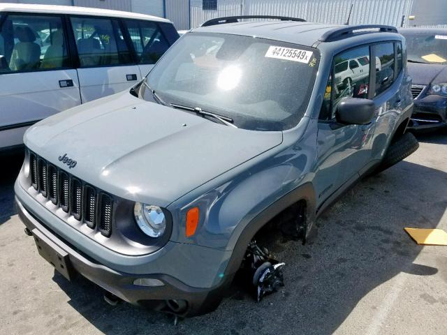 ZACCJBAB9JPH80615 - 2018 JEEP RENEGADE S 蓝色 照片 2