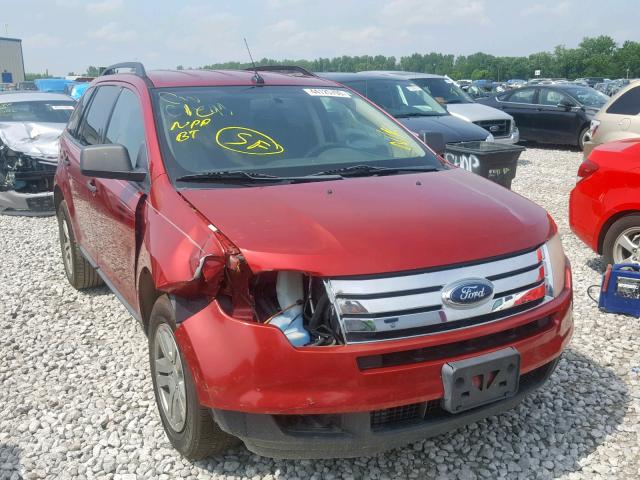 2FMDK36C58BA71280 - 2008 FORD EDGE SE RED photo 1