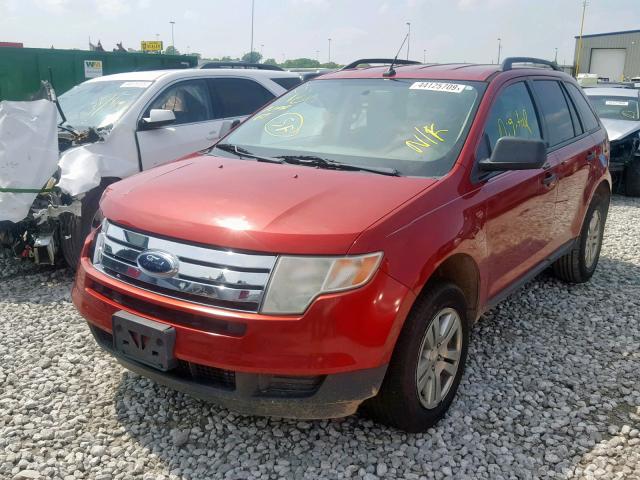 2FMDK36C58BA71280 - 2008 FORD EDGE SE RED photo 2