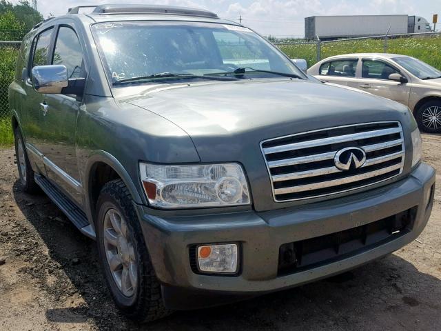 5N3AA08C65N809032 - 2005 INFINITI QX56 GREEN photo 1