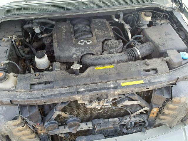 5N3AA08C65N809032 - 2005 INFINITI QX56 GREEN photo 7