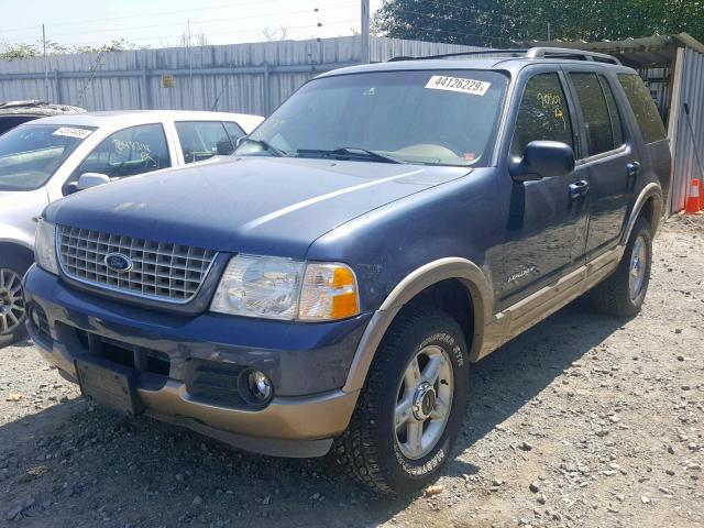 1FMDU74E62ZA54269 - 2002 FORD EXPLORER E BLUE photo 2