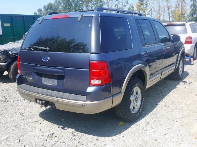 1FMDU74E62ZA54269 - 2002 FORD EXPLORER E BLUE photo 4