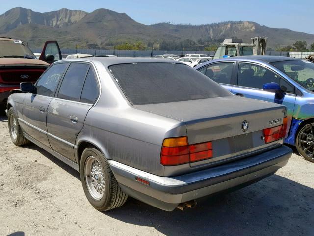 WBAHD2314MBF71864 - 1991 BMW 535 I AUTO GRAY photo 3