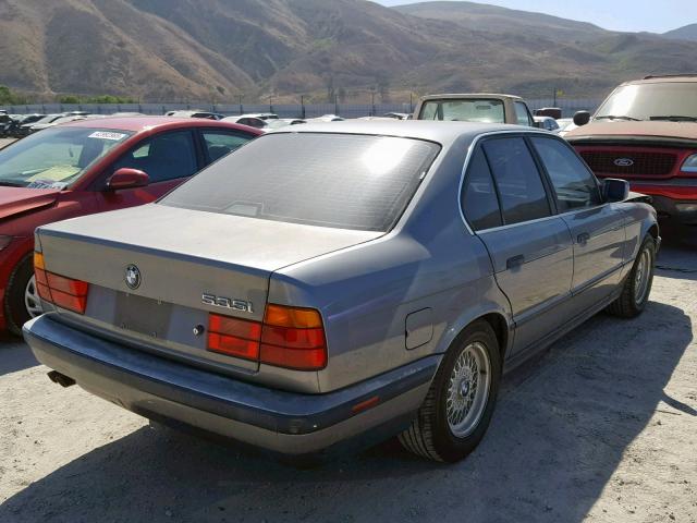WBAHD2314MBF71864 - 1991 BMW 535 I AUTO GRAY photo 4