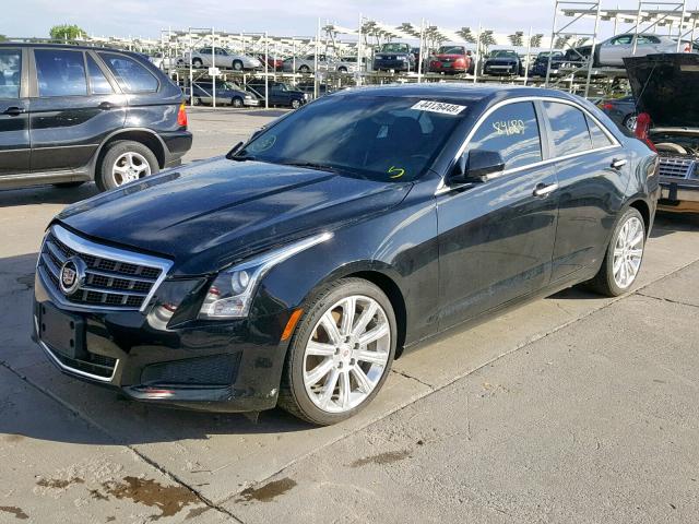 1G6AH5RX5D0161611 - 2013 CADILLAC ATS LUXURY BLACK photo 2