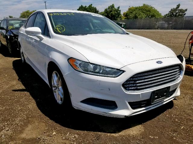 3FA6P0H76DR256422 - 2013 FORD FUSION SE WHITE photo 1