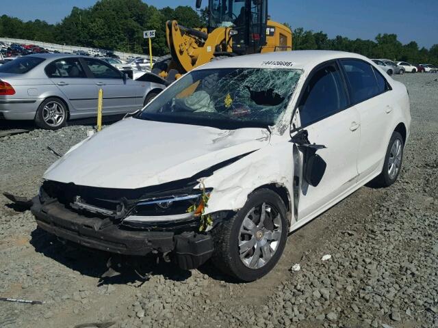 3VW1K7AJ8BM373069 - 2011 VOLKSWAGEN JETTA BASE Սպիտակ լուսանկար 2