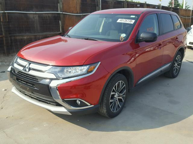 JA4AZ3A32GZ016057 - 2016 MITSUBISHI OUTLANDER RED photo 2