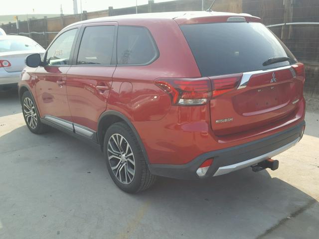 JA4AZ3A32GZ016057 - 2016 MITSUBISHI OUTLANDER RED photo 3