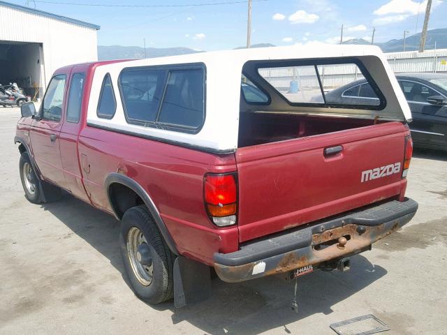 4F4CR17U4TTM22851 - 1996 MAZDA B3000 CAB BURGUNDY photo 3