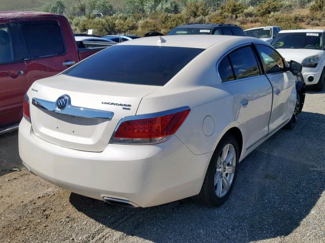 1G4GL5E38CF213071 - 2012 BUICK LACROSSE WHITE photo 4