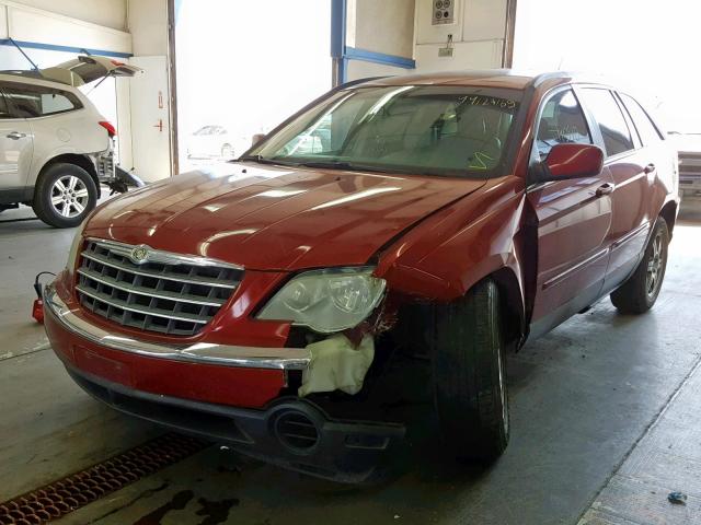 2A8GF68X57R126509 - 2007 CHRYSLER PACIFICA T RED photo 2