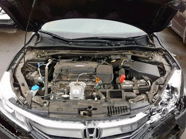 1HGCR2F96GA167540 - 2016 HONDA ACCORD EXL BLACK photo 7