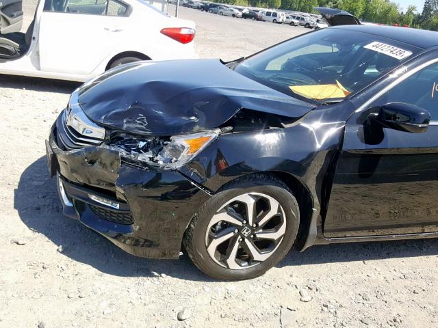 1HGCR2F96GA167540 - 2016 HONDA ACCORD EXL BLACK photo 9