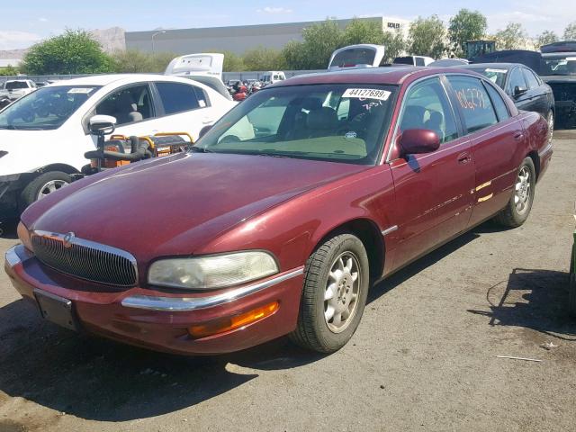 1G4CU541224155240 - 2002 BUICK PARK AVENU MAROON photo 2