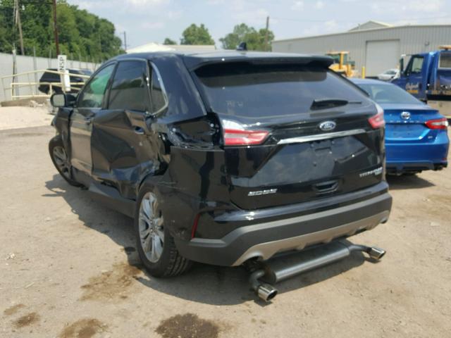 2FMPK4K9XKBB81004 - 2019 FORD EDGE TITAN BLACK photo 3