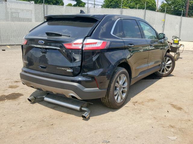 2FMPK4K9XKBB81004 - 2019 FORD EDGE TITAN BLACK photo 4