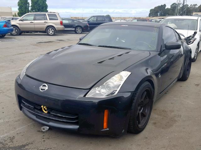 JN1BZ34D97M503531 - 2007 NISSAN 350Z COUPE BLACK photo 2