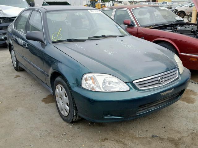 1HGEJ6672YL035080 - 2000 HONDA CIVIC LX GREEN photo 1