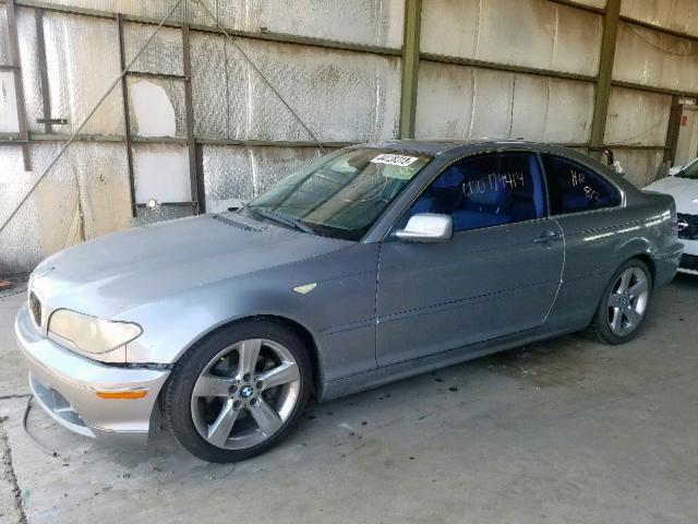 WBABD33484PL03535 - 2004 BMW 325 CI GRAY photo 2