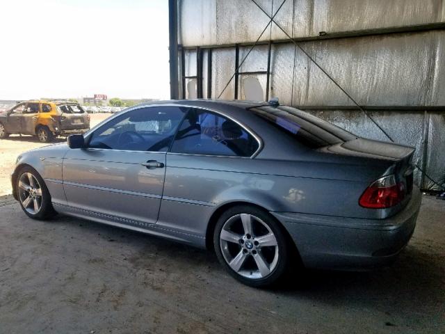 WBABD33484PL03535 - 2004 BMW 325 CI GRAY photo 3
