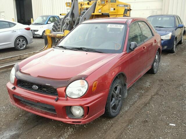 JF1GG65522G834109 - 2002 SUBARU IMPREZA TS RED photo 2